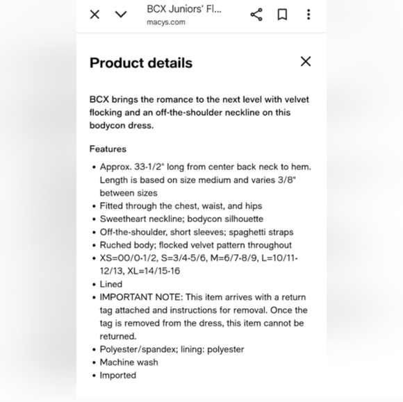 BCX Black Floral Velvet Ruched Bodycon Dress Off-The-Shoulder - Picture 14 of 14